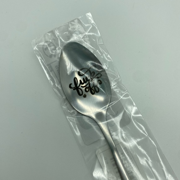 🌟5 for $10🌟F*ck Off Metal Stirring Spoon - New - Picture 2 of 8